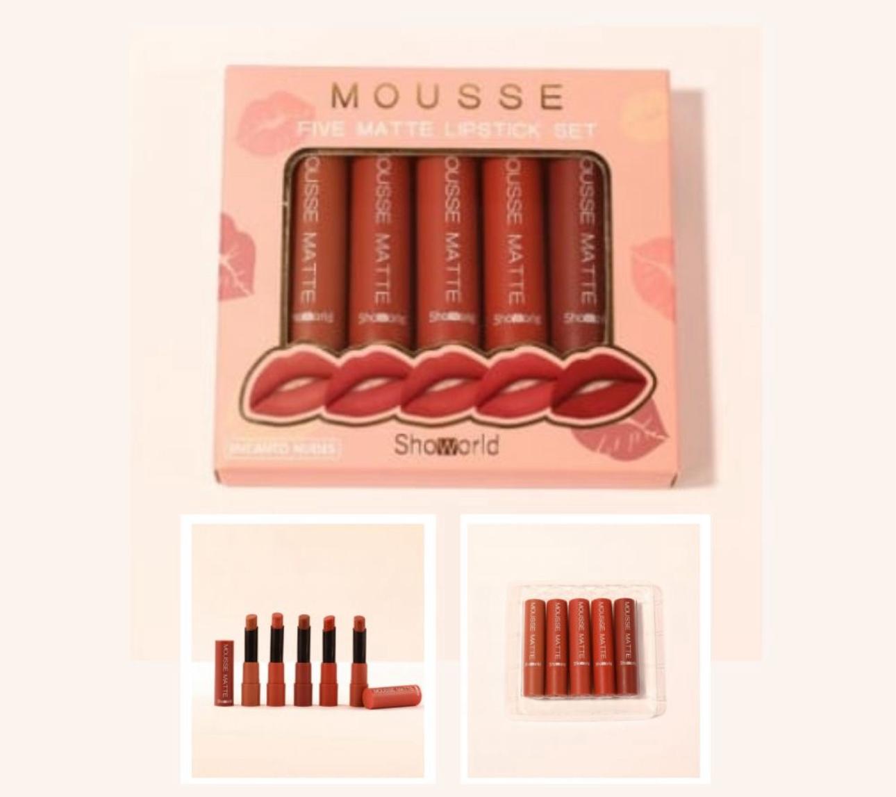 SET DE 5 LABIALES - 5 TONOS